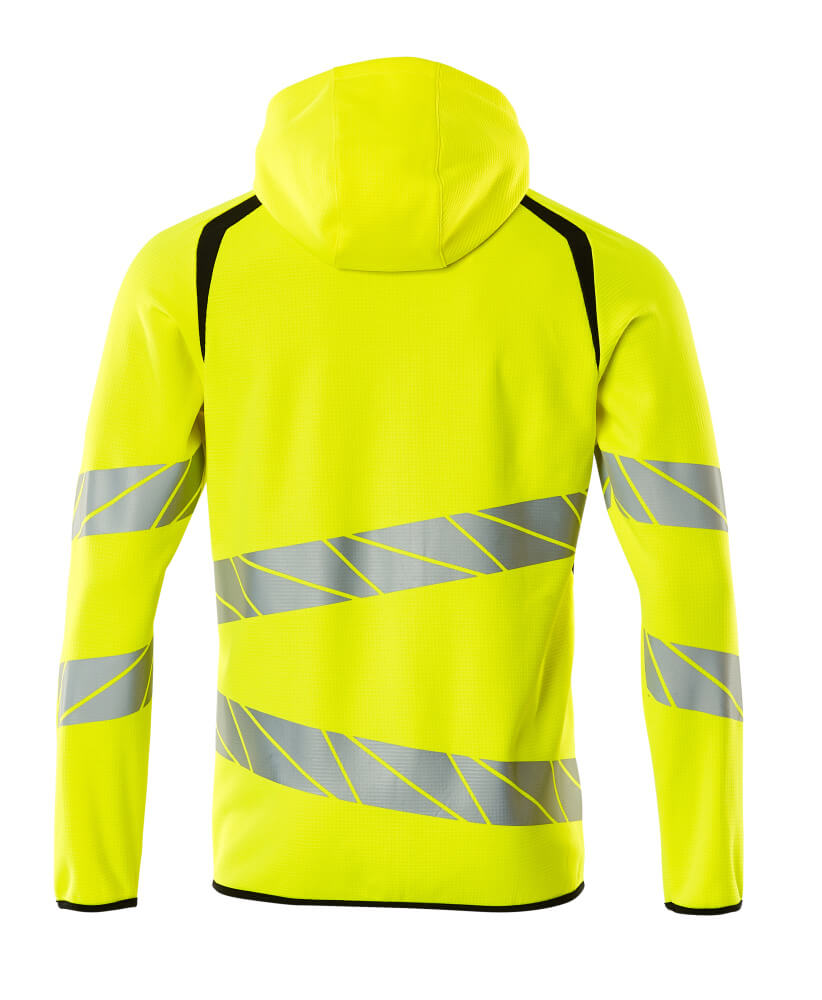 Mascot ACCELERATE SAFE  Hoodie with zipper 19284 hi-vis yellow/black