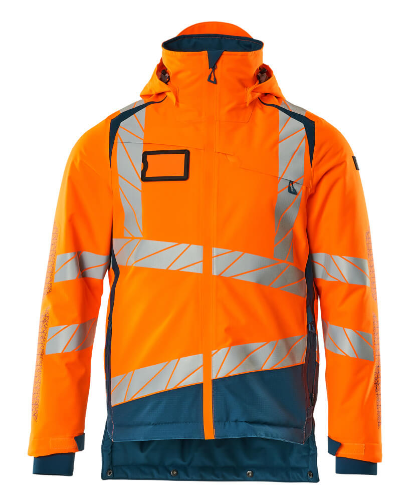 Mascot ACCELERATE SAFE  Winter Jacket 19335 hi-vis orange/dark petroleum