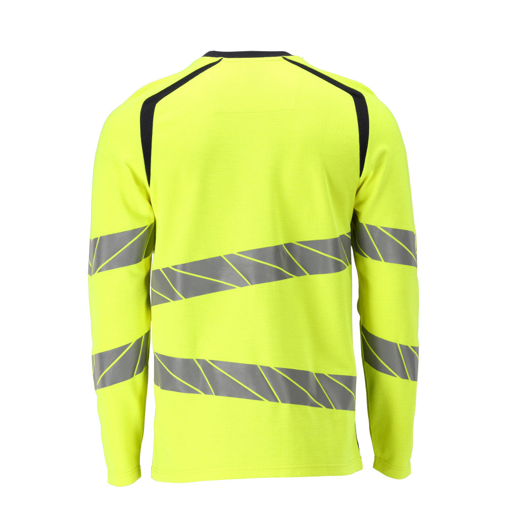 Mascot ACCELERATE MULTISAFE  T-shirt, long-sleeved 21381 hi-vis yellow/dark navy