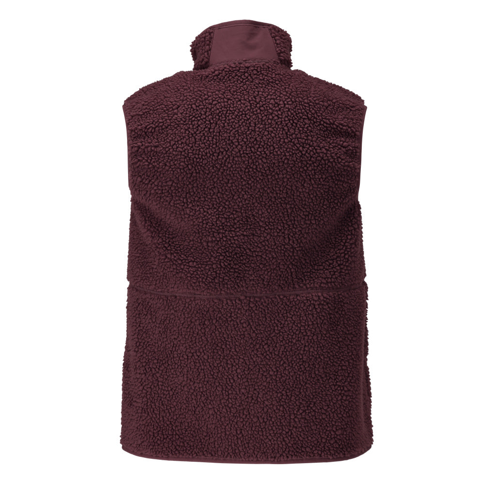 Mascot CUSTOMIZED  Pile gilet with zipper 22465 bordeaux