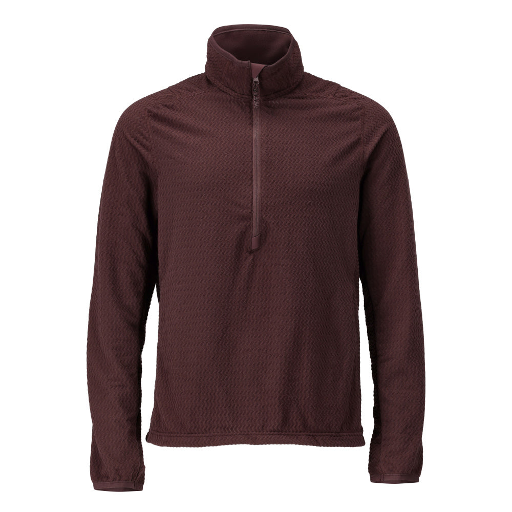 Mascot CUSTOMIZED  Microfleece jumper with half zip 22703 bordeaux