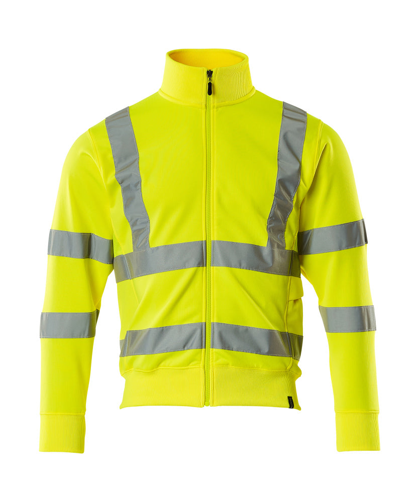 Mascot SAFE CLASSIC  Maringa Sweatshirt with zipper 50115 hi-vis yellow