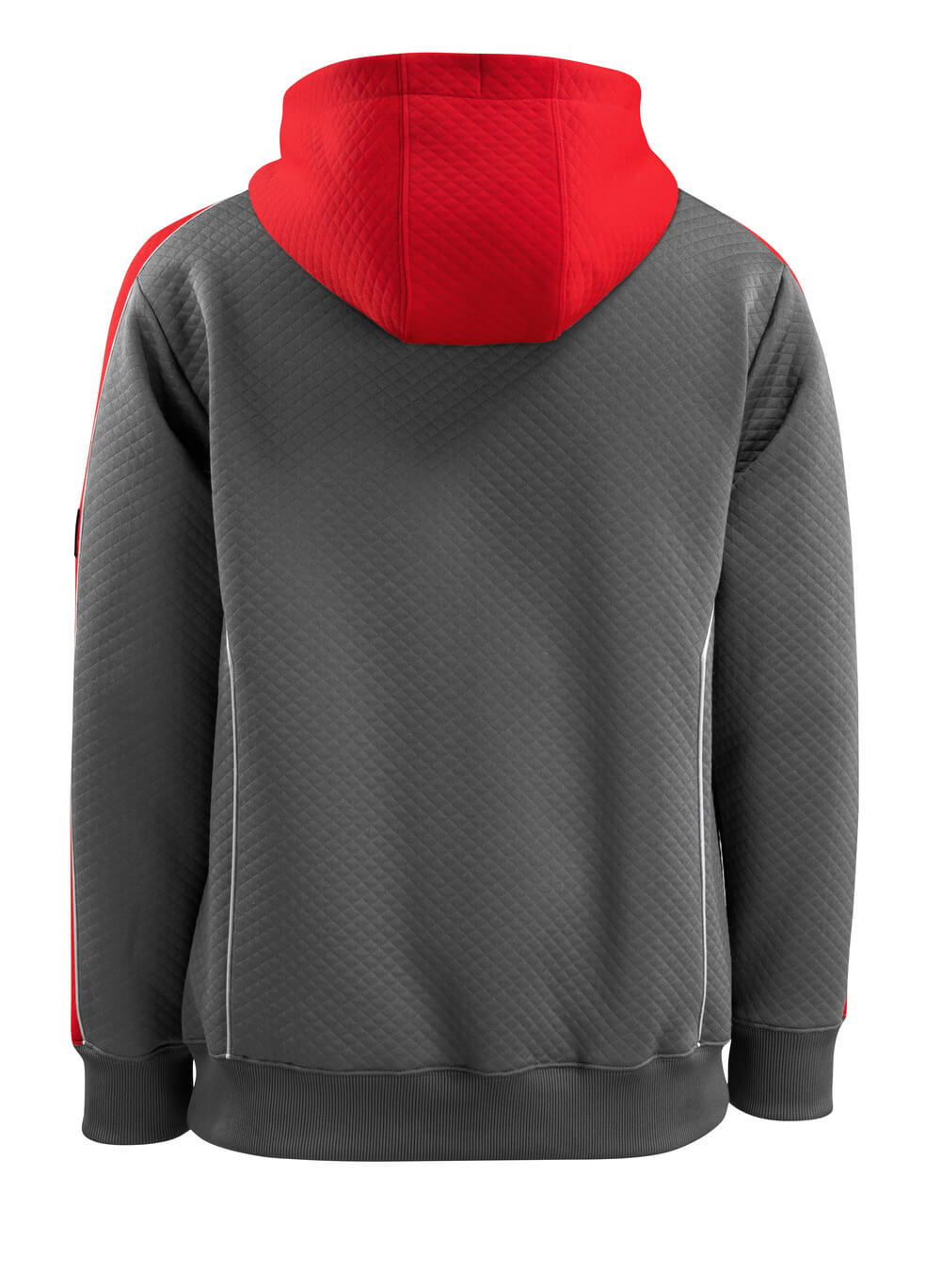 Mascot HARDWEAR  Motril Hoodie 50124 dark anthracite/hi-vis red