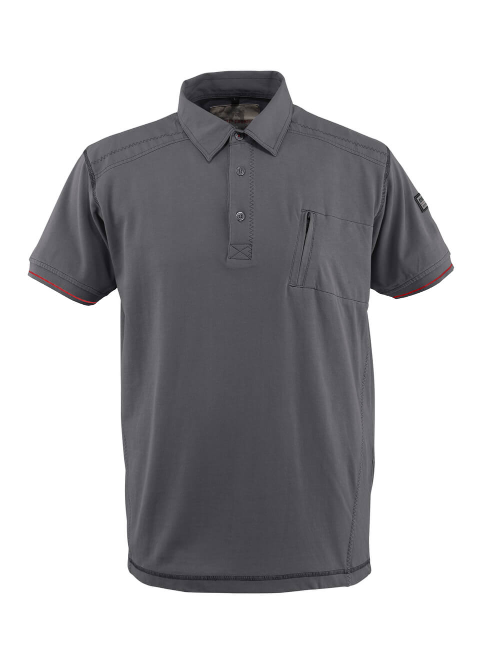 Mascot FRONTLINE  Kreta Polo Shirt with chest pocket 50351 light anthracite