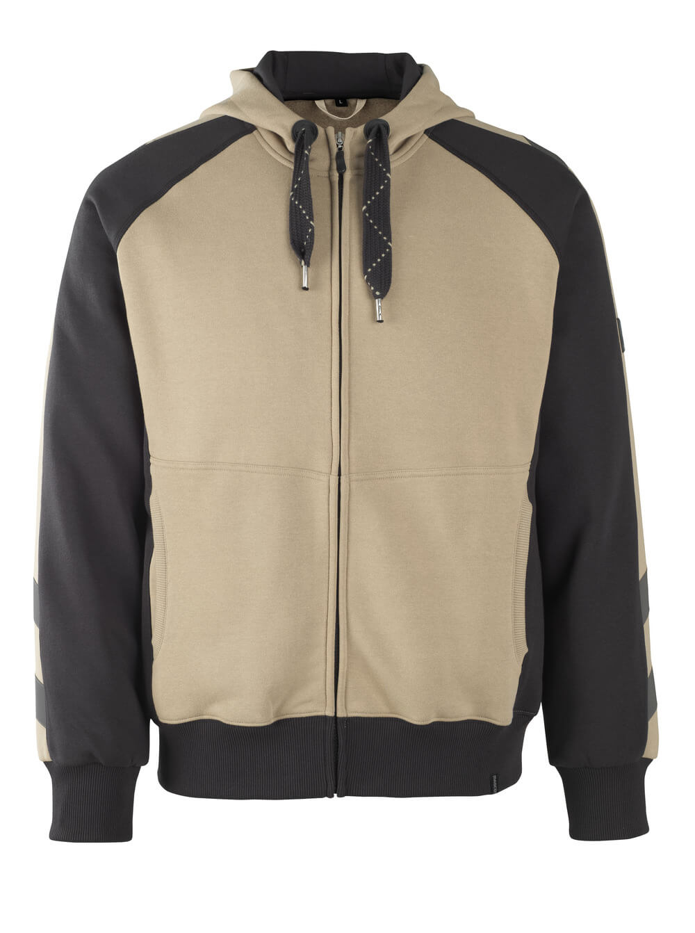 Mascot UNIQUE  Wiesbaden Hoodie with zipper 50566 light khaki/black